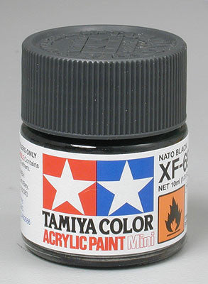 Tamiya Acrylic Mini XF-69 NATO Black 1/3 oz (TAM81769)