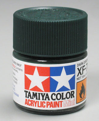 Tamiya Acrylic Mini XF-70 Dark Green 1/3 oz (TAM81770)