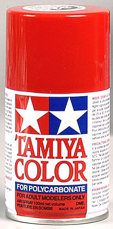 Tamiya PS-2 Polycarbonate Spray Red 3 oz (TAM86002)