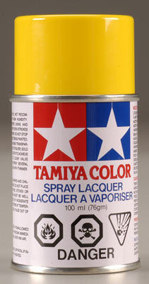 Tamiya PS-6 Polycarbonate Spray Yellow 3 oz    (TAM86006)