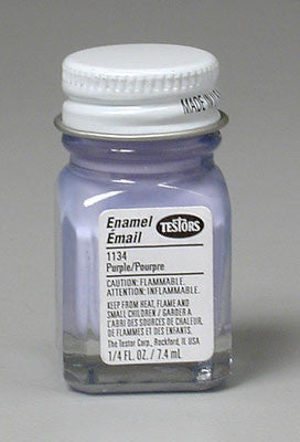Testors Enamel 1/4 oz Purple (TES1134T)