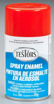 Testors Spray Bright Red 3 oz (TES1231)