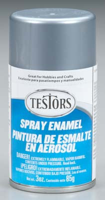 Testors Spray Silver Metallic 3 oz (TES1246T)