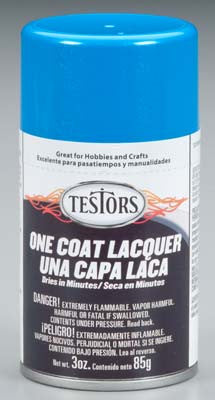 Testors Lacq Spray Icy Blue 3 oz (TES1844MT)