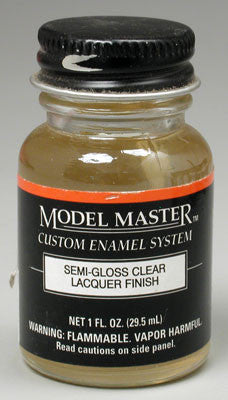 Model Master Semi-Gloss Clear 1 oz (TES201616)