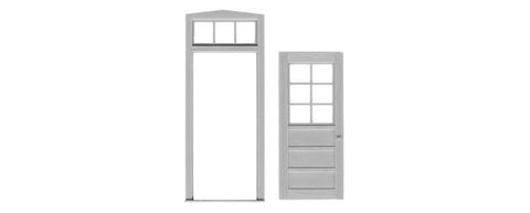 TICHY 6 LITE DOOR/FRAME/TRANSOM (TIC2033)