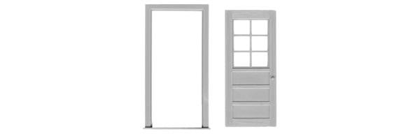 TICHY 6 LITE DOOR/FRAME (TIC2041)