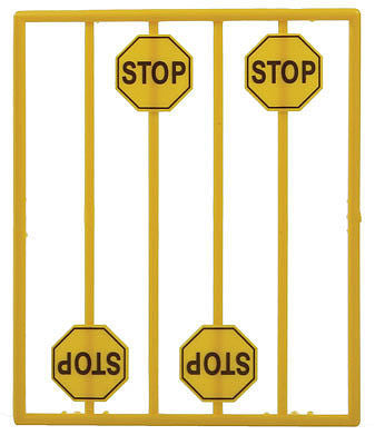 TICHY Yellow Stop Sign (8) (TIC2071)