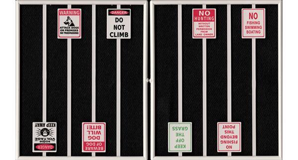 TICHY ASSORTED WARNING SIGNS (TIC2100)
