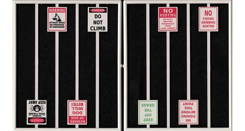 TICHY ASSORTED WARNING SIGNS (TIC2100)