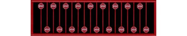 TICHY RED STOP SIGN (TIC2612)