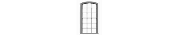 Tichy 9/9 DOUBLE HUNG ARCH TOP WINDOW (TIC8055)