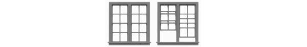 TICHY DOUBLE 4/4 DBL HUNG TWO UNIT WINDOW - (TIC8070)