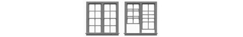 TICHY DOUBLE 4/4 DBL HUNG TWO UNIT WINDOW - (TIC8070)