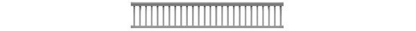 TICHY ROUND SPINDLE PORCH RAIL (TIC8109)