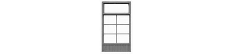 TICHY STORE WINDOW w/Glazing  (TIC8120)