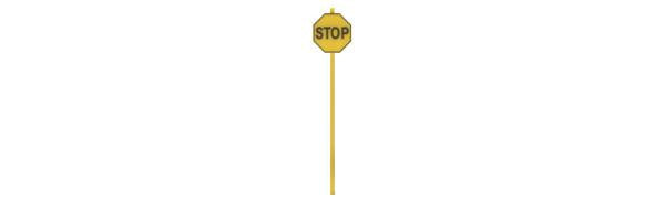 TICHY EARLY STOP SIGN (TIC8248)