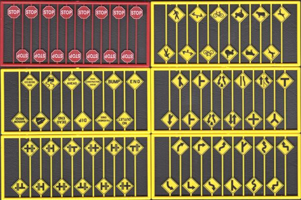 TICHY MODERN ROAD SIGN ASSORTMENT (TIC8257)