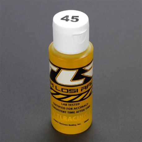 TEAM LOSI RACING Silicone Shock Oil, 45wt 2oz (TLR74012)