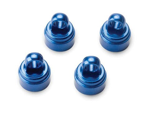 Traxxas Aluminum Ultra Shock Cap (Blue) (4) (TRA3767A)