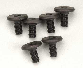 Traxxas Flat Head Machine Hex Drive Screws 3x6mm (6) (TRA3932)