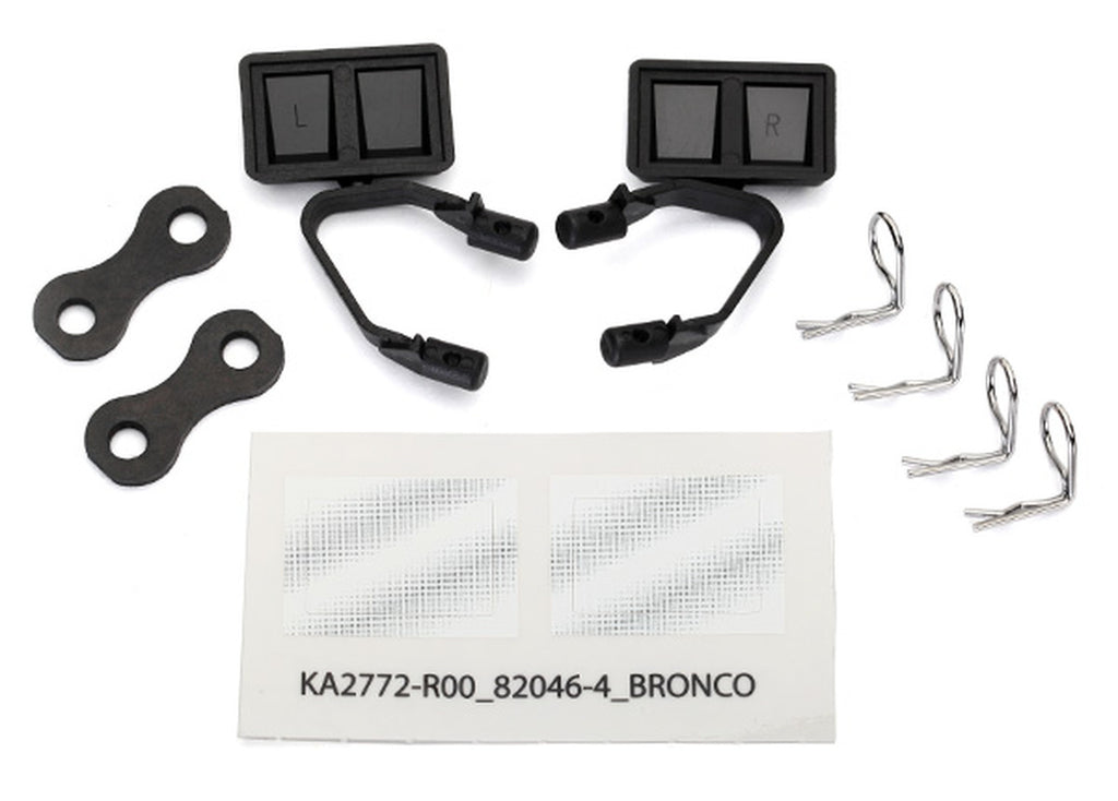 Traxxas Mirrors Side Black Left & Right (TRA8073)