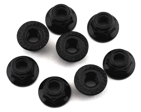 Traxxas 5mm Flanged Nylon Locking Nuts (8) (TRA8447)