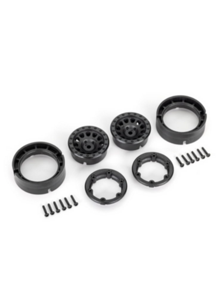 Traxxas Wheels, Method 105 1.0”, (Black, Beadlock) (2 (TRA9781)