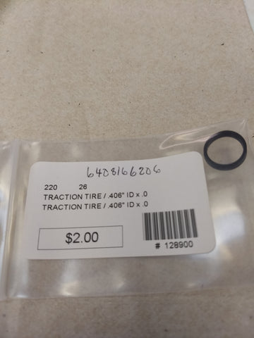 Lionel Traction Tire/.406" ID x .038    (6408166206)