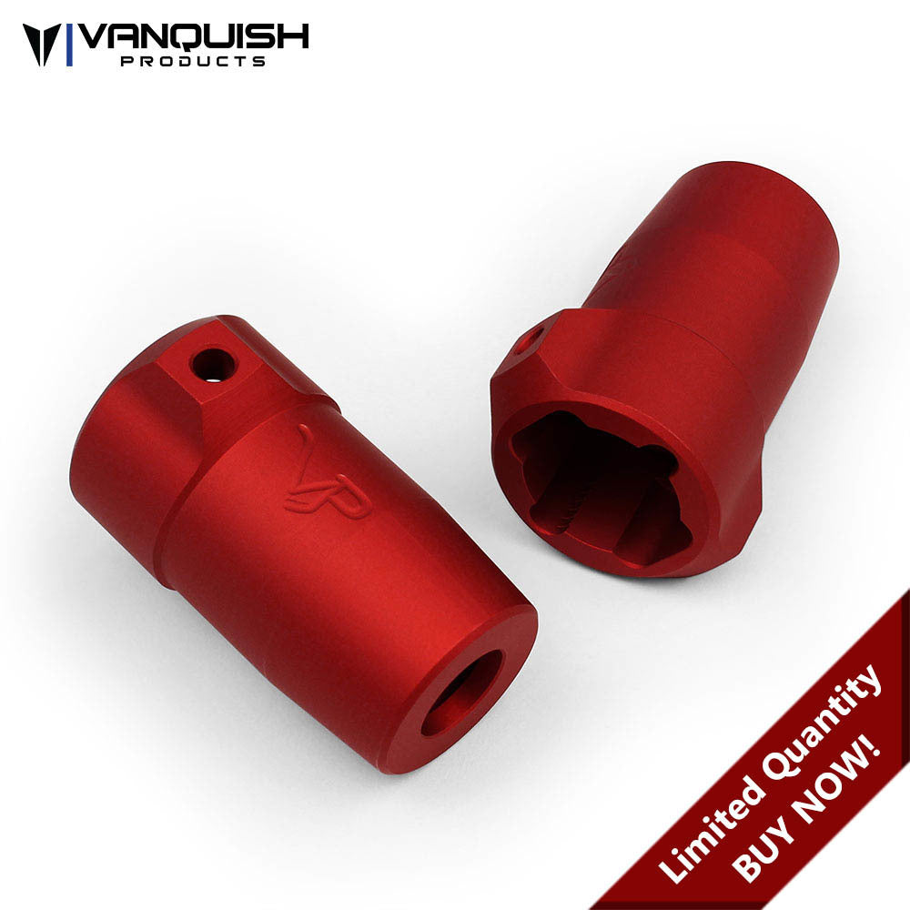 Vanquish Axial SCX10 Lockouts Red Anodized (VPS01190)
