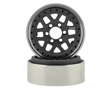 Vanquish KMC XD229 Machete 1.9" Beadlock Wheels (2) (Grey/Black) (VPS07732)