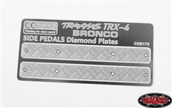 Ranch Side Step Sliders for Traxxas TRX-4 '79 Bronco Ranger XLT (Black) (VVV-C0514)