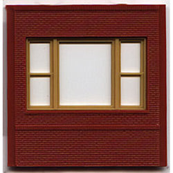 Woodland Scenics HO DPM Dock Level 20th Century Window (4)  (WOO30163)