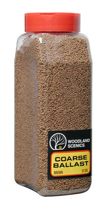 Woodland Scenics Ballast Coarse Brown 32 oz (WOOB1386)