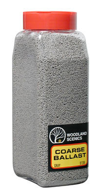 Woodland Scenics Ballast Coarse Gray 32 oz   (WOOB1389)