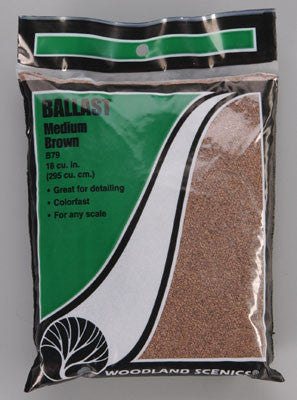 Woodland Scenics Ballast Medium Brown   (WOOB79)