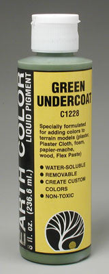 Woodland Scenics Earth Color Undercoat Green 8 oz (WOOC1228)
