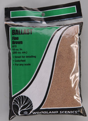 Woodland Scenics Ballast Fine Brown (WOOB72)