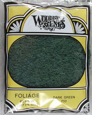 Woodland Scenics FOLIAGE DARK GREEN (WOOF53)