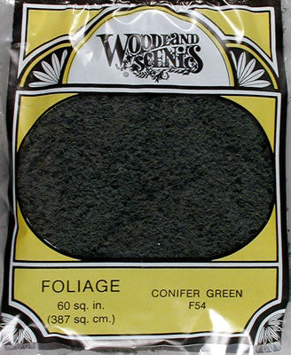 Woodland Scenics FOLIAGE CONIFER GREEN (WOOF54)
