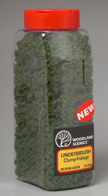 Woodland Scenics Underbrush Shaker Medium Green 32 oz (WOOFC1636)