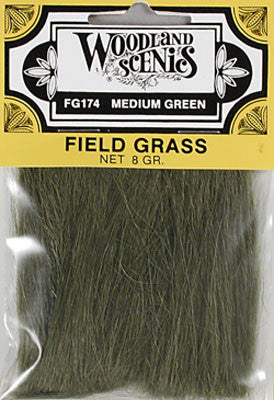 Woodland Scenics Field Grass Medium Green .28 oz (WOOFG174)