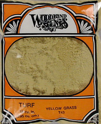 Woodland Scenics TURF FINE YELLOW GRASS (WOOT43)