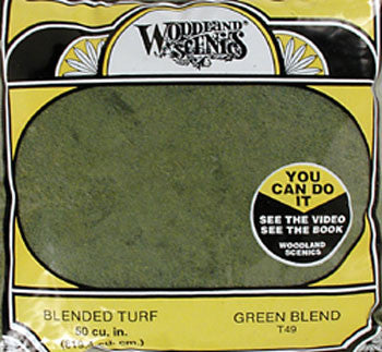 Woodland Scenics TURF FINE BLENDED GREEN 30 (WOOT49)