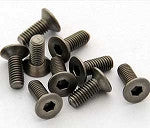 RC4WD Titanium Flat Head Socket Cap Screws M3x8mm (10) (Z-S0099)