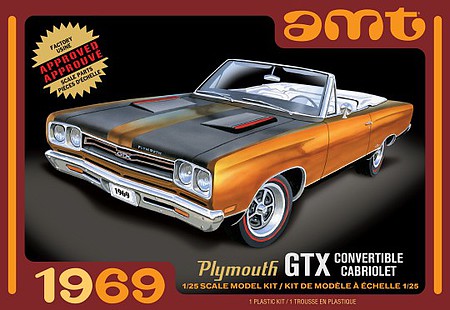 AMT 1969 Plymouth GTX Convertible 2T  (AMT1137M)