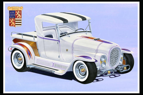 AMT George Barris Ala Kart Pickup Truck, White  (AMT1330)