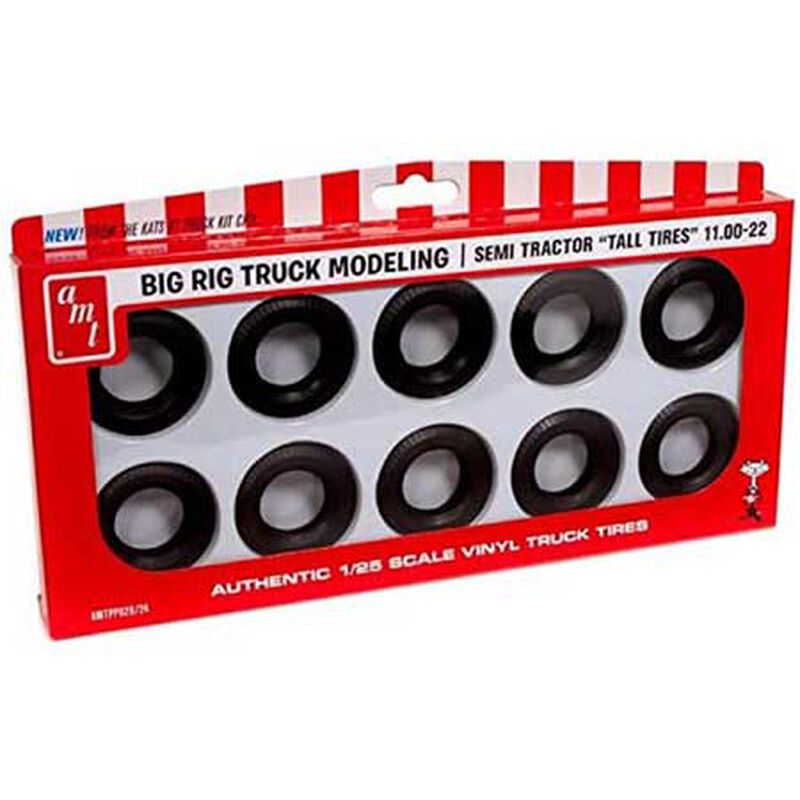 AMT 1/25 Semi Truck Tall Tires Pack (AMTPP028)