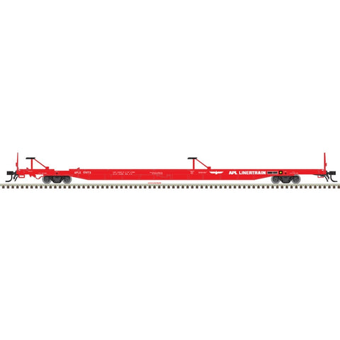 Atlas HO 89' FLAT CAR [MID/END HITCHES] APL "LINERTRAIN" #17030 (ATL200005238)