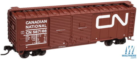 Altas 40' Double Door Boxcar RTR Canadian National #587166 (Boxcar Red, Large Noodle Logo)  (ATL50001272)